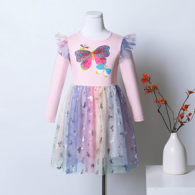 LOVZFMLL Robe Sans Manches Extensible Ligne A Robe de Récital Scolaire Patineuse Manches Courtes Col Rond