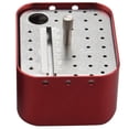 thumbnail image 5 of Red 30 Holes Dental Autoclavable Burs Box Aluminium Box Case Dental Burs B H, 5 of 5