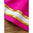 thumbnail image 7 of Alvivi Kids Girls Cheer Leader Costume Cheerleading Crop Top with Pleated Skirt Set 6-16, 7 of 7