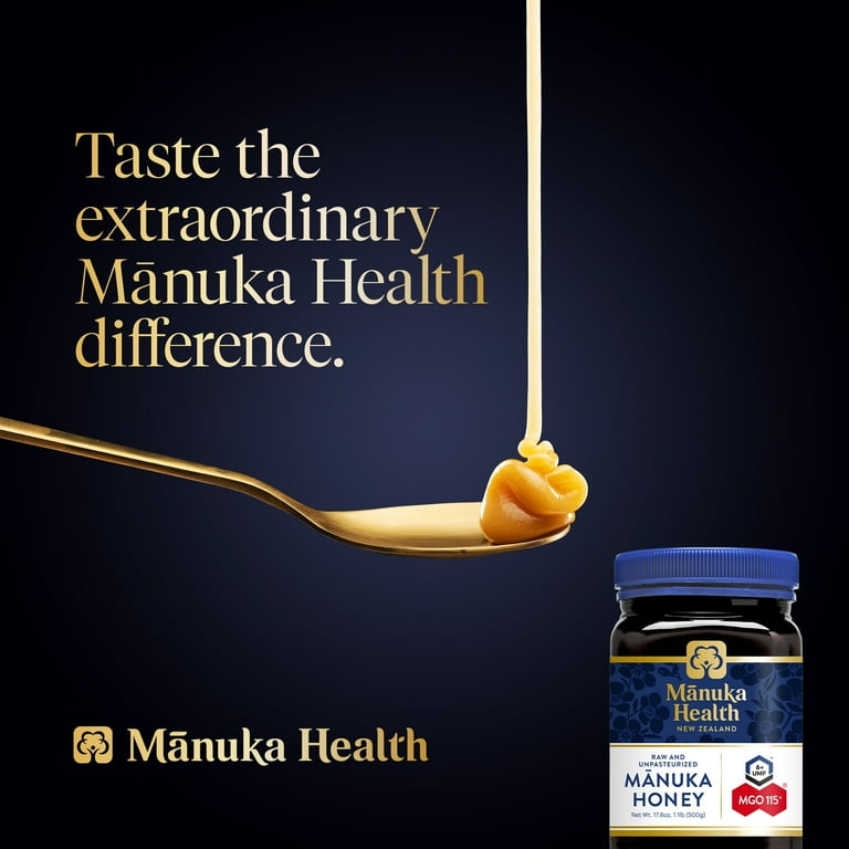 Mānuka Health マヌカハニー MGO100,115 Amazon.com: Manuka Health UMF 6+/MGO 115+ Manuka Honey (250g