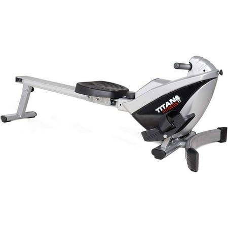 Titan Adjustable Magnetic Resistance Rowing Rower Machine Folding with LCD Screen