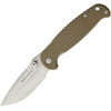 "Real Steel RS7763 H6 Linerlock Folding Knife 3.5"" Blade 4.75"" Folder Coyote"