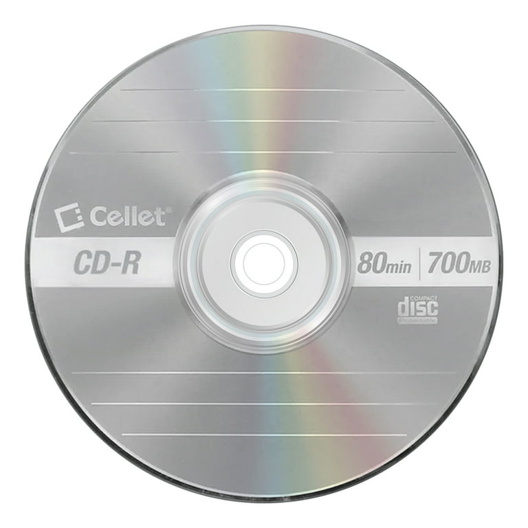 Cellet Compact Music Audio CD-R - 700MB, 80 Minute, 52X Speed