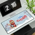 thumbnail image 3 of Hello Winter Golden Retriever Smiling in Red Scarf Hat Welcome Christmas Desk Mat Full Keyboard Mouse Pad Goldens Dog Lover Gifts Idea Large Mousepad - 00017, 3 of 5