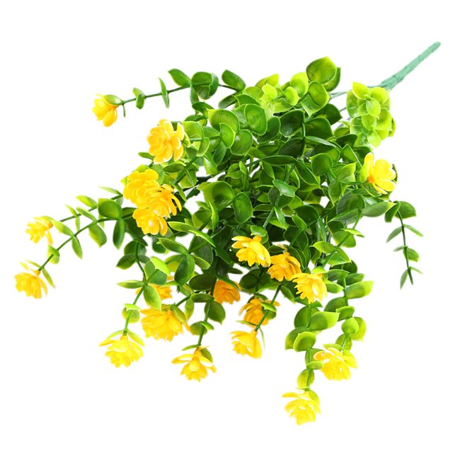Artificial Flower Plant Decorative 35 Head Plastic Fake Plant Home Office Decor