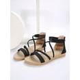 thumbnail image 6 of Women‘s Large Size Flat Sandals  Lightweight Beach & Roman Style Shoes For Women, 6 of 7