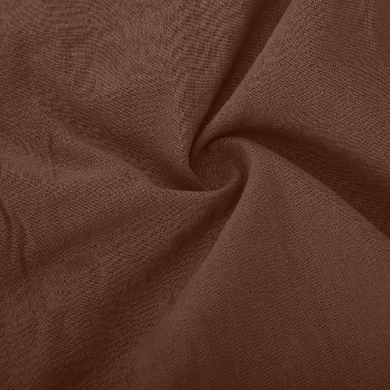 amidoa Men Solid Casual Elastic Waistband Pocket Cotton Linen