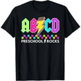 thumbnail image 2 of 100% Cotton ABCD Preschool Rocks Pencil Lighting Bolt Teacher Kids T-Shirt, 2 of 5