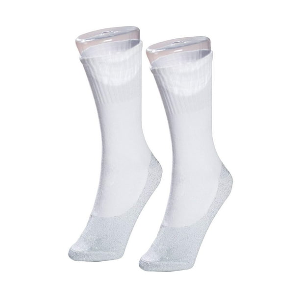 Clothing Socks 35 Below Ultimate Comfort Socks Aluminized Thread Soft Nylon Knit Warming Socks 3 Pairs In White Size Large Walmart Com Walmart Com