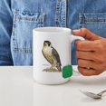 thumbnail image 4 of CafePress - Peregrine Falcon Bird Large Mug - 15 oz Ceramic Large White Novelty Mug, 4 of 6