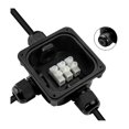 thumbnail image 2 of Waterproof Junction Box, IP68 Junction Box, 3 Way Junction Box, Outdoor Black Cable Connector, 2 of 5