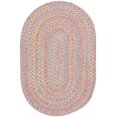 thumbnail image 1 of Rhody Rug PT08R096X132 8 x 11 in. Playtime Pink & Multicolor Oval Rug, 1 of 1