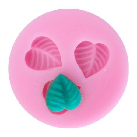 

Three Little Leaves Shape Design Fondant Chocolate Silicone Mold DIY Cake Decor