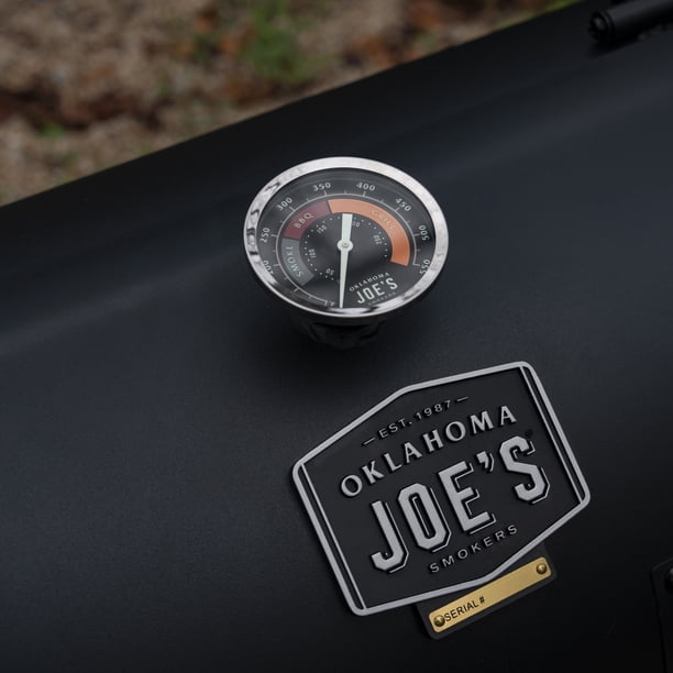 Oklahoma Joe's BBQ Charcoal Barrel Grill with Offset Smoker