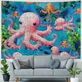 thumbnail image 4 of Orinice Octopus Tapestry Wall Hanging Unique Style Graphic Tapestries Home Wall Decor Art Living Room Bedroom Apartment Farmhouse Dorm 60x50inch, 4 of 6