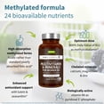 thumbnail image 3 of Igennus Methylated Women's 50+ Multivitamin with Calcium & Magnesium, Pure & Clean, All-Day Nutrient Delivery with High-Strength B-Vitamins,Antioxidant Support, Iron and Copper Free, 60 Vegan Tablets, 3 of 9