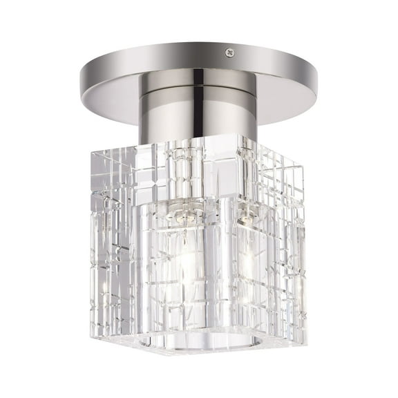 Livex Lighting - Rotterdam - 1 Light Semi-Flush Mount In Traditional Style-8
