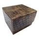 thumbnail image 5 of Caja para baraja de cartas, caja para guardar cartas, caja para juegos de baraja de cartas de piel sintética con Marron oscuro, 5 of 9