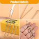 thumbnail image 4 of Herramienta elástica para enhebrar | Enhebrador de cuerda con cabeza redonda cerrada | Clip de goma para cordones | Ayuda para atar sin esfuerzo | Diseño duradero y portátil | Agarre cómodo | Para, 4 of 8