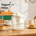 thumbnail image 4 of Greek Yogurt Cold Extract Whey Separator Household Yogurt Maker Filter Compressed Bowl Dry Yogurt Food Accessory Tool greeks maker thick press hung mesh press hung Greek curd 1 strainer yogurt, 4 of 8