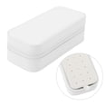 thumbnail image 1 of Estuche de joyería de viaje de cuero de PU, Estuche de joyería de viaje Pequeña caja de almacenamiento de joyería pequeña Estuche de almacenamiento de joyería para niñas Solución innovadora Jadeshay A, 1 of 8