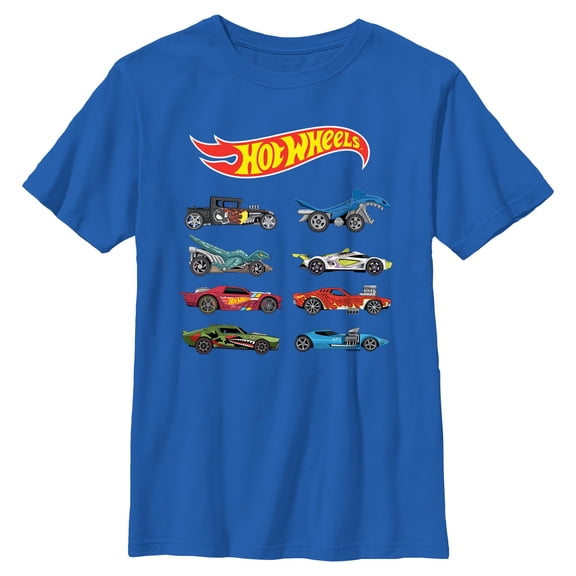 Boys Hot Wheels Car Models T Shirt