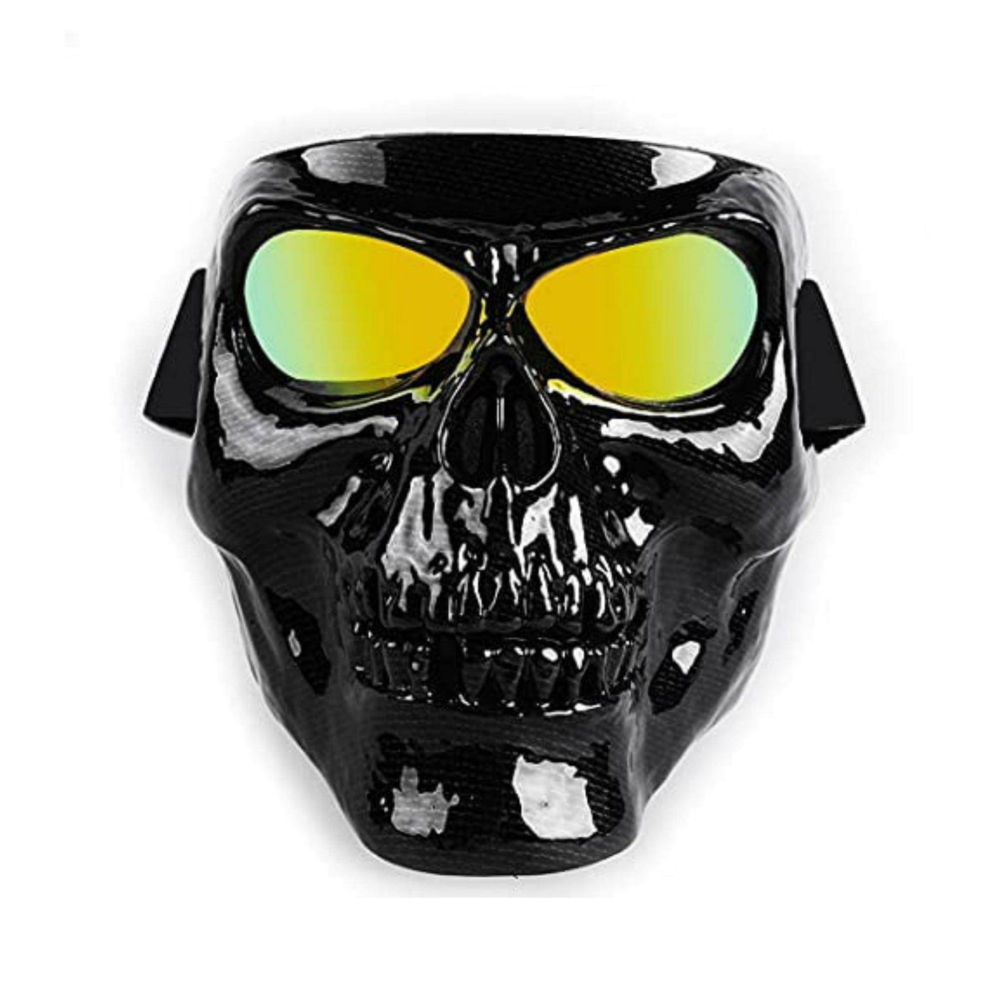 Mascara Airsoft Calavera Negra Paint Ball-Moto-Tactica