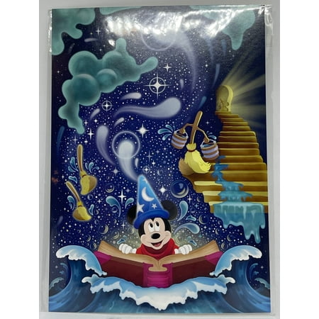 Disney Parks Sorcery in the Sky Jason Ratner Postcard Wonderground Gallery New