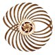 thumbnail image 1 of Wooden Kinetic Sculpture Personalized Rotating Wall Art Ornament For Home Living Room Office, 1 of 5