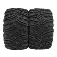 thumbnail image 3 of RC Car Rubber Tire, RC Rubber Tires 2PCS Uneven Texture  For 1/7 RC Car Black,Silver, 3 of 8