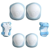 BESTSKY Knee Pads for Kids,Protective Gear Set Kids Knee Pads and Elbow Pads Set,Anti-Fall and Anti-Collision Toddler Knee Pads,White