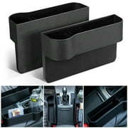 Car Seat Gap Organizer, Storage Box, Console Side Pocket Storage Couple for Cellphones/Keys/Cards/Wallets/Sunglasses