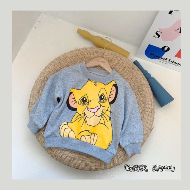 Suéter de dibujos animados de Mickey Mouse de Disney de ocho colores, Tops para niños y niñas, suéter informal de moda para primavera y otoño, Tops90 de altura 80-85cm zhangyuxiang CONDUJO