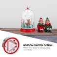 thumbnail image 3 of Christmas Decorative Light Santa Deer Lamp for Decoration 1Pcs Luminous Light, 3 of 5