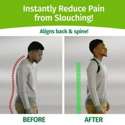 Hempvana Straight 8 Adjustable Lightweight Posture Corrector Brace, Helps Relieve Back Strain