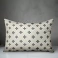 thumbnail image 3 of Creative Products Swiss Cross Gray 14 x 20 Indoor / Outdoor Pillow, 3 of 3