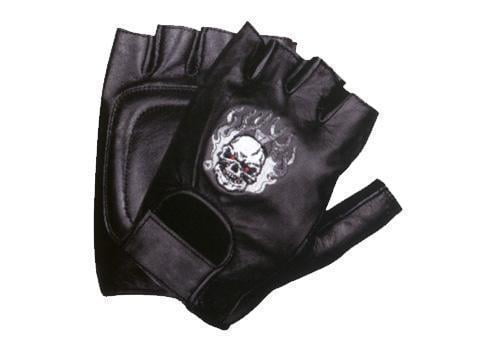 mens black fingerless gloves