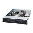 thumbnail image 1 of Supermicro SC825 TQC-600LPB - Rack-mountable 2U - extended ATX - SATA/SAS - hot-swap 600 Watt - black, 1 of 1