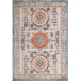 thumbnail image 2 of Harper HY60F Orange Appeal Abstract Vintage White Area Rug, 2'6" x 4', 2 of 5