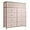 Pink, variant on Dresser for Bedroom with 12 Drawers Tall Dressers for Bedroom Fabric Dressers & Chest of Drawers with Sturdy Metal Frame, Wood Top, for Woman, Closet, 40.6" W x 11.8" D x 44.5" H (Grey)