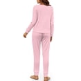 thumbnail image 3 of SCRAWLGOD Music Axolotl Pajamas Women Long Sleeve Pjs for Women Pj Fall Trendy Clothes Size X-Large Crewneck 2 Pj Sets Breathable Womens Pajama Set Fall, 3 of 7