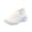 White, variant on Breathable Walking Shoes, Toddler Baby Girls Boys Tennis Walking Barefoot Slip On Shoes 18-24 Months Summer Soft Sole Flexible Cheer Shoes Breathable Outdoor Soccer Rubber Sneakers, Gray 9.5C