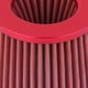thumbnail image 4 of 76 mm de alto flujo para automóvil, ventilación automática, entrada de aire frío, filtro de ventilación, rojo universal Soledad Filtro de cono de entrada de aire, 4 of 10