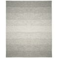 thumbnail image 2 of SAFAVIEH Montauk Vaughn Geometric Cotton Area Rug, Light Grey/Ivory, 4' x 4' Round, 2 of 7