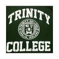 thumbnail image 2 of Irish Trinity College Dublin Crest T-Shirt 100% Cotton Adults Bottle Green/ White, 2 of 4