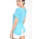 thumbnail image 4 of Blusa ligera con detalles metalicos Roman Fashion /Juvenil, 8031 (Azul claro) azul M, 4 of 5