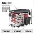 thumbnail image 2 of ICECO JP40 12V Car Refrigerator, 42 Quart Portable Freezer fridge with 5 Year Warranty Secop Compressor,Compact Electric Cooler for Car & Home Use, 0℉～50℉, DC 12/24V, AC 110/240V, 2 of 9