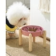 thumbnail image 2 of LE TAUCI Ceramic Slow Feeder Dog Bowls Small Breed, 0.6 Cups Dog Food Dish for Fast Eaters, Puzzle Bowl for Small Dogs and Cats,Purple, 2 of 10