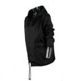 thumbnail image 5 of Women Lightweight Rain Jacket Packable Waterproof Hooded Zip Raincoat Clothes Black S, 5 of 6