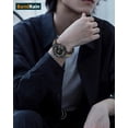 thumbnail image 7 of FL One Click No Gap Braided Bands Compatible with Samsung Galaxy Watch 7 6 4 5 FE Band 40mm 44mm/Galaxy Watch 6 4 Classic 47mm 43mm 42mm 46mm/Watch 5 Pro 45mm, 20mm Elastic Nylon Sport Strap, 7 of 7
